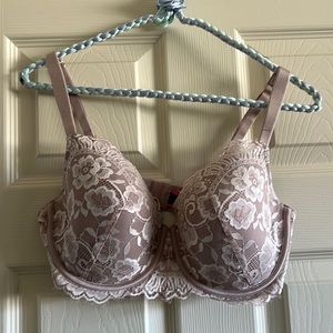 Lace bra, with sparkle detail